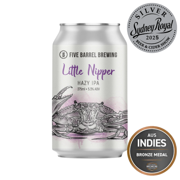 Five Barrel Brewing - Little Nipper Hazy IPA Can 2025