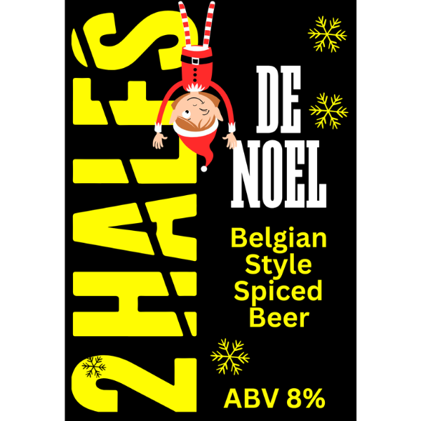 2 Halfs - Birere de Noel Decal Web