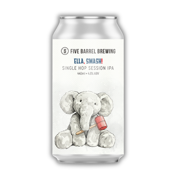 Five Barrel Brewing - Ella, Smash Can